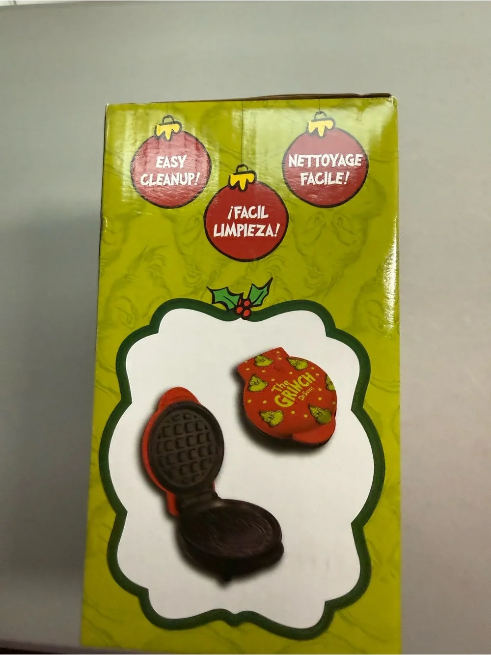 The Grinch Red Mini Waffle Maker by Dr. Seuss